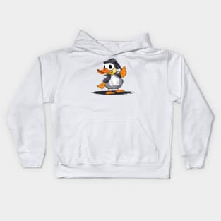 duck rib mask Kids Hoodie